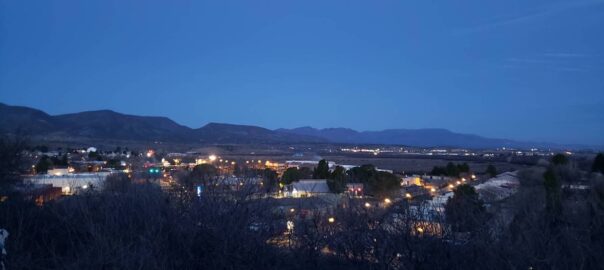 A view of Camp Verde valley at dawn.
