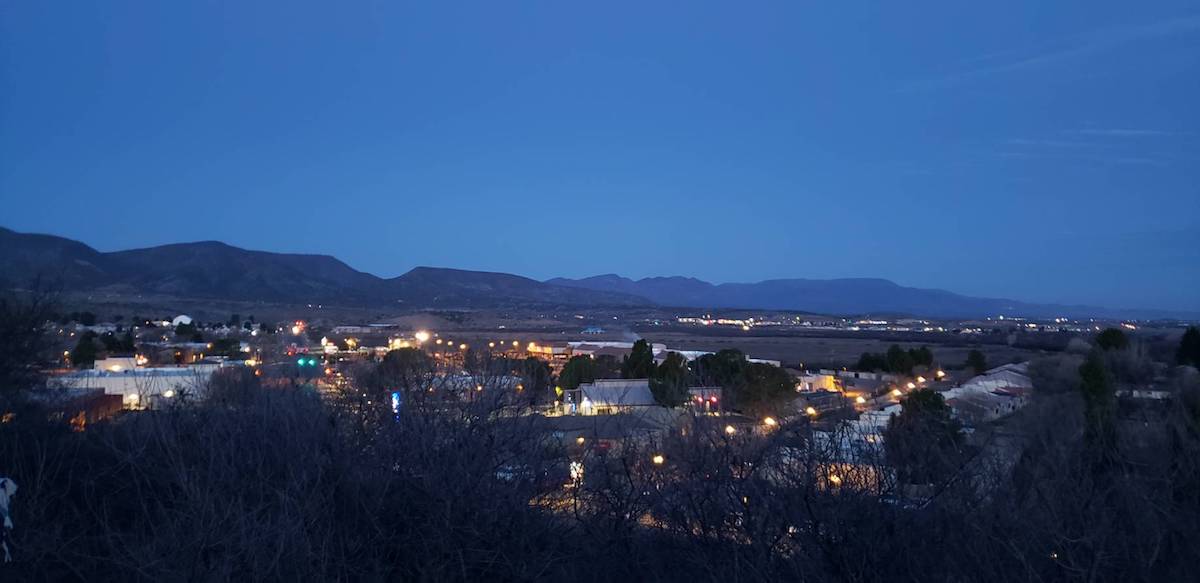 A view of Camp Verde valley at dawn.